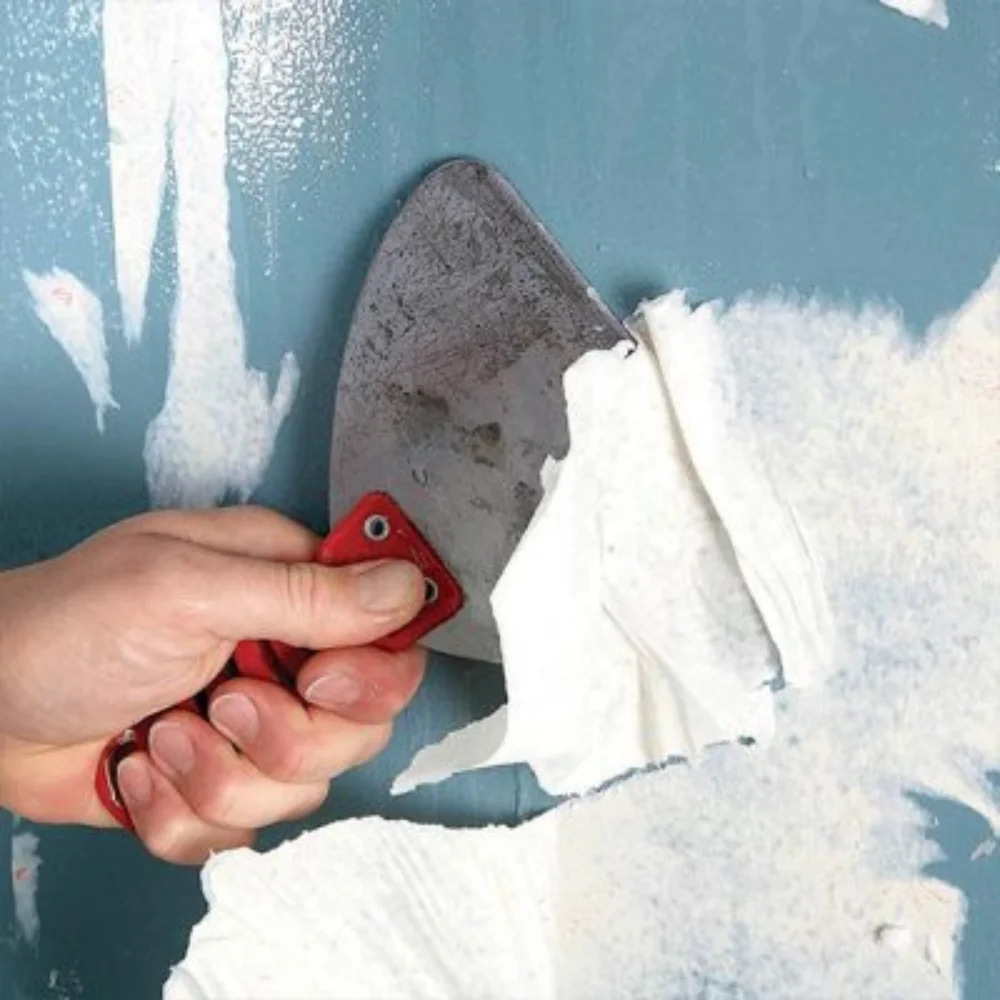 wall preparation after wallpaper removal